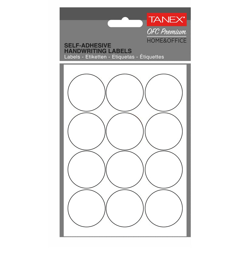 ETICHETE ROTUNDE 32MM ALBE 120/TIPLA TANEX ETICHETE ROTUNDE 32MM ALBE 120/TIPLA TANEX